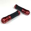 [D's Strano] Spot Grip Universal Non-Piercing Motorcycle Motorcycle Aluminum Custom Dress Up (Red)