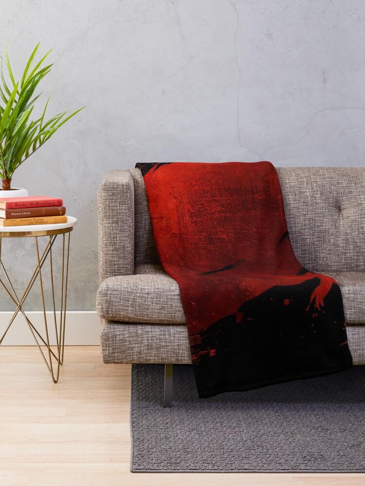 Dragon Age Origins Blood Dragon V Throw Blanket Soft Cozy Plaid for Gaming Room Living Room Couch Decor x Inch Fleece Blanket 40x50in