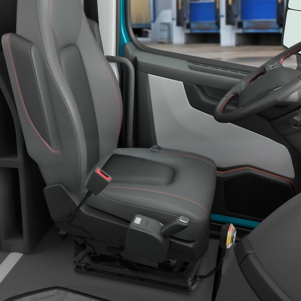 Neue LKW-Federungsbasis mit vorderem Griff Mechanische Federungsbasis LKW-Sitz Mechanische stoßdämpfende Basis für Wohnmobil-LKW-Nutzung