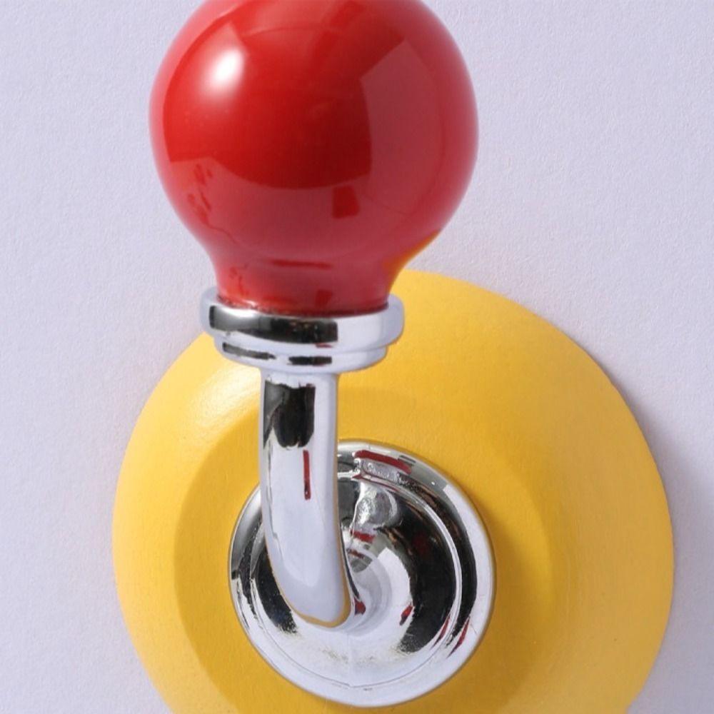 Free Punching Creative Hook Nordic Style Design Wall Key Holder Rack Room Hangers Hook  Hallway