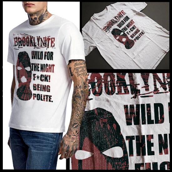Brooklyn New York 90s Hip Hop T-shirt Urban Rap Music Cotton Tee all sizes 3XL