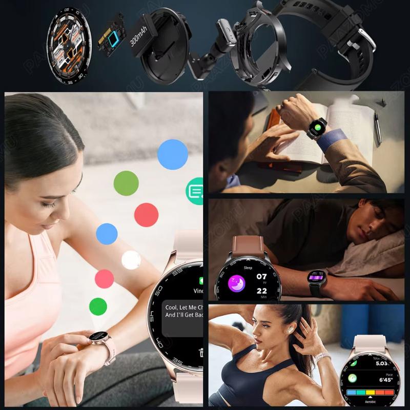 2025 New Smart Watch TWS 2-in-1 Bluetooth Earphones with Built-in Speaker HIFI 9D Sound Quality Health Monitor Watch for Android IOS