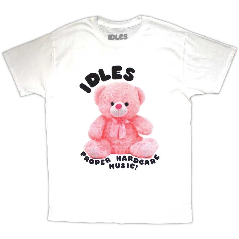 Idles Футболка Настоящая Хардкор Группа Официальная Белая Новая 3XL