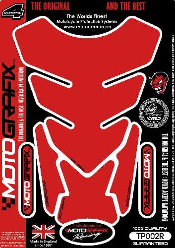 MOTOGRAFIX Tank Pad, PLAIN COLOR, Red, MT-TP002R