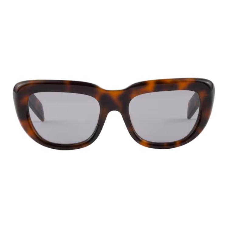 

Prada Logo Design Acetate Square Sunglasses Women sunglasses Tortoiseshell SPRD07_E20D_FE50Q_C_053 Basic Packaging-Eyeglass Case+Box,53,Tortoiseshell