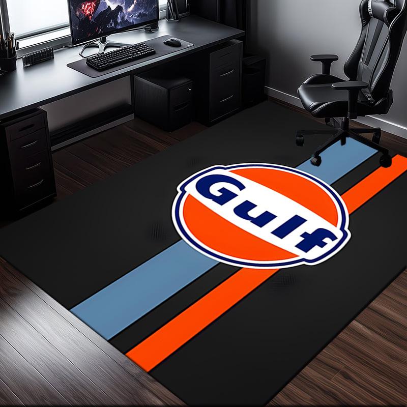 1PC Gulf Car Rug for Livingroom,Bedroom, Palyroom, Chair Rug, Area rug, Game Carpet, Large Size Rug Fan Christmas gift