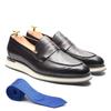 Classic Men's Dress Penny Loafers Genuine Leather Slip-on Casual Sneakers Mocassin Homme Travel Shoes for Men Formal Footwear