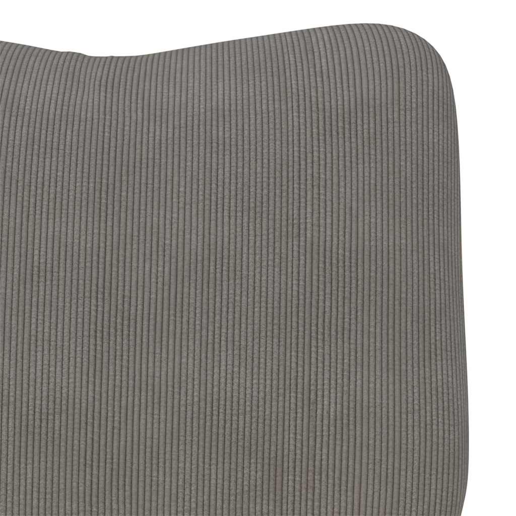 Armchair Light Gray 63 X 67 X 94 Cm Fabric