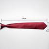 Men'S Polyester Yarn-Dyed Casual Tie, Wedding Groom'S Formal Tie 7.5Cm Tie Men'S