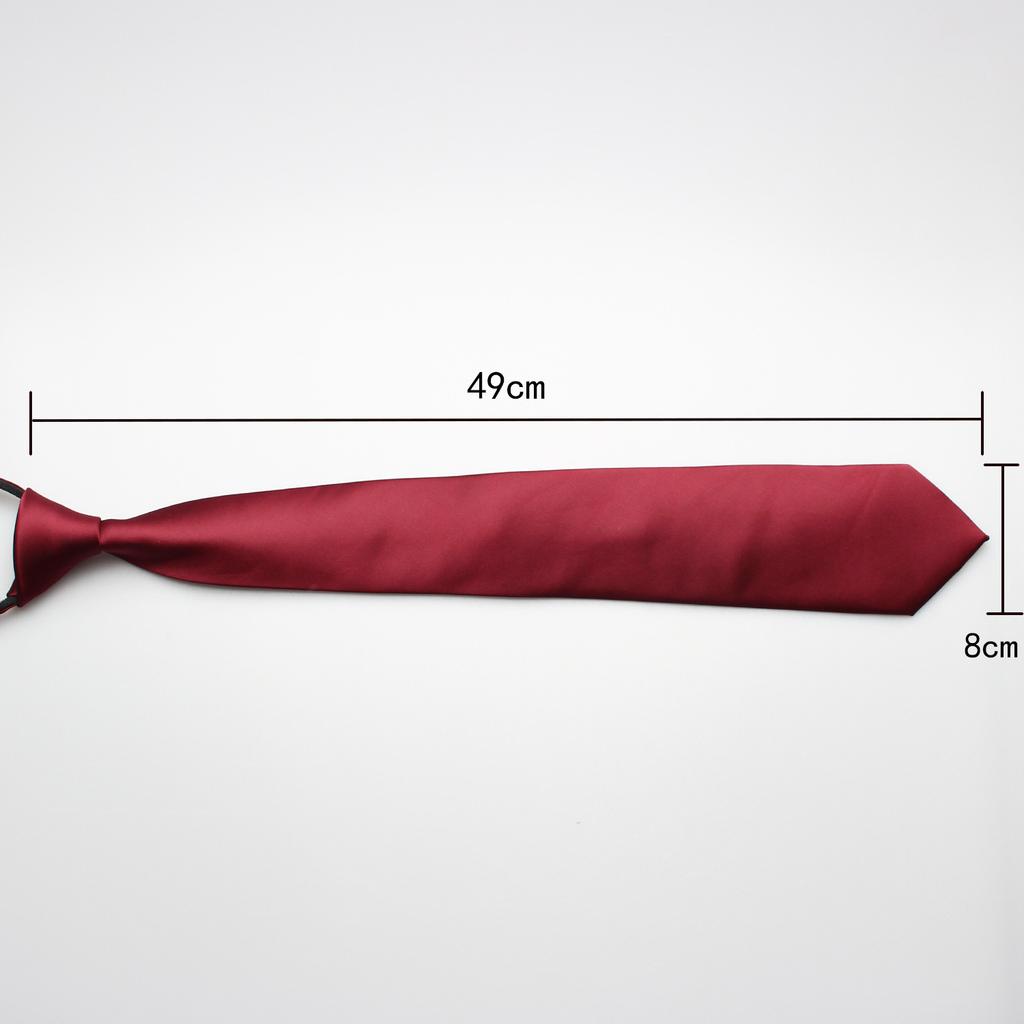 Men'S Polyester Yarn-Dyed Casual Tie, Wedding Groom'S Formal Tie 7.5Cm Tie Men'S