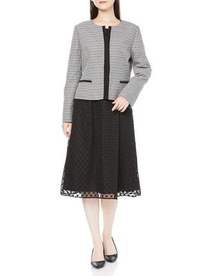 Suit One Piece Set Formal Suit Black 11 [K&S] Women's