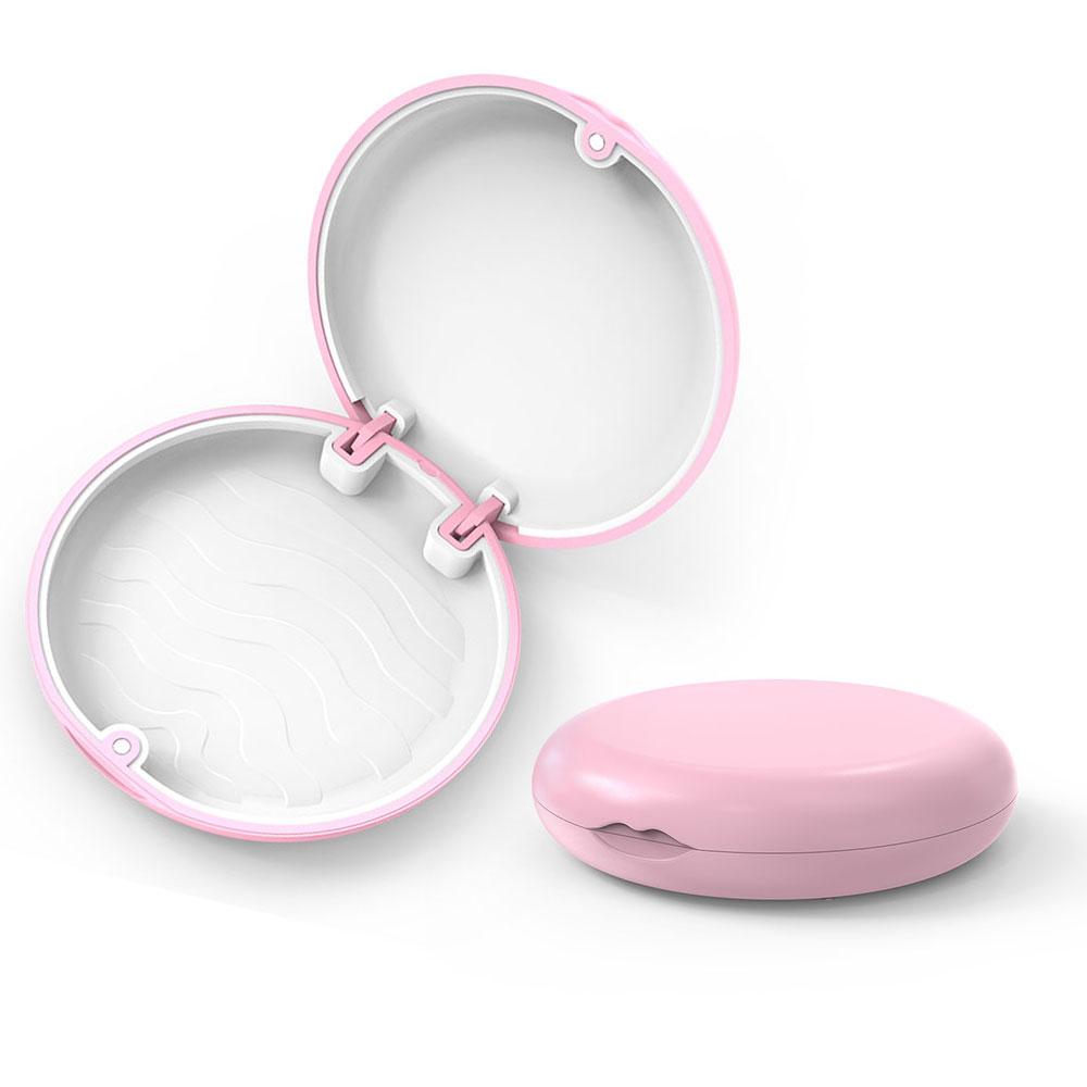 Retainer-Box Falsche Zähne Prothesen-Aufbewahrungskoffer Mundschutz Aligner Zahnspangen Kieferorthopädie Behälter Mundhygieneartikel Organizer