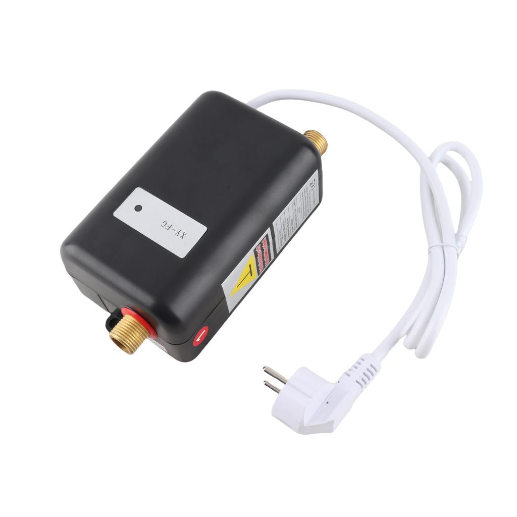 Under Sink Water Heater Black 1 2 Inch Interface High Power Energy Saving Water Heater for Kitchen Apartment Bathroom