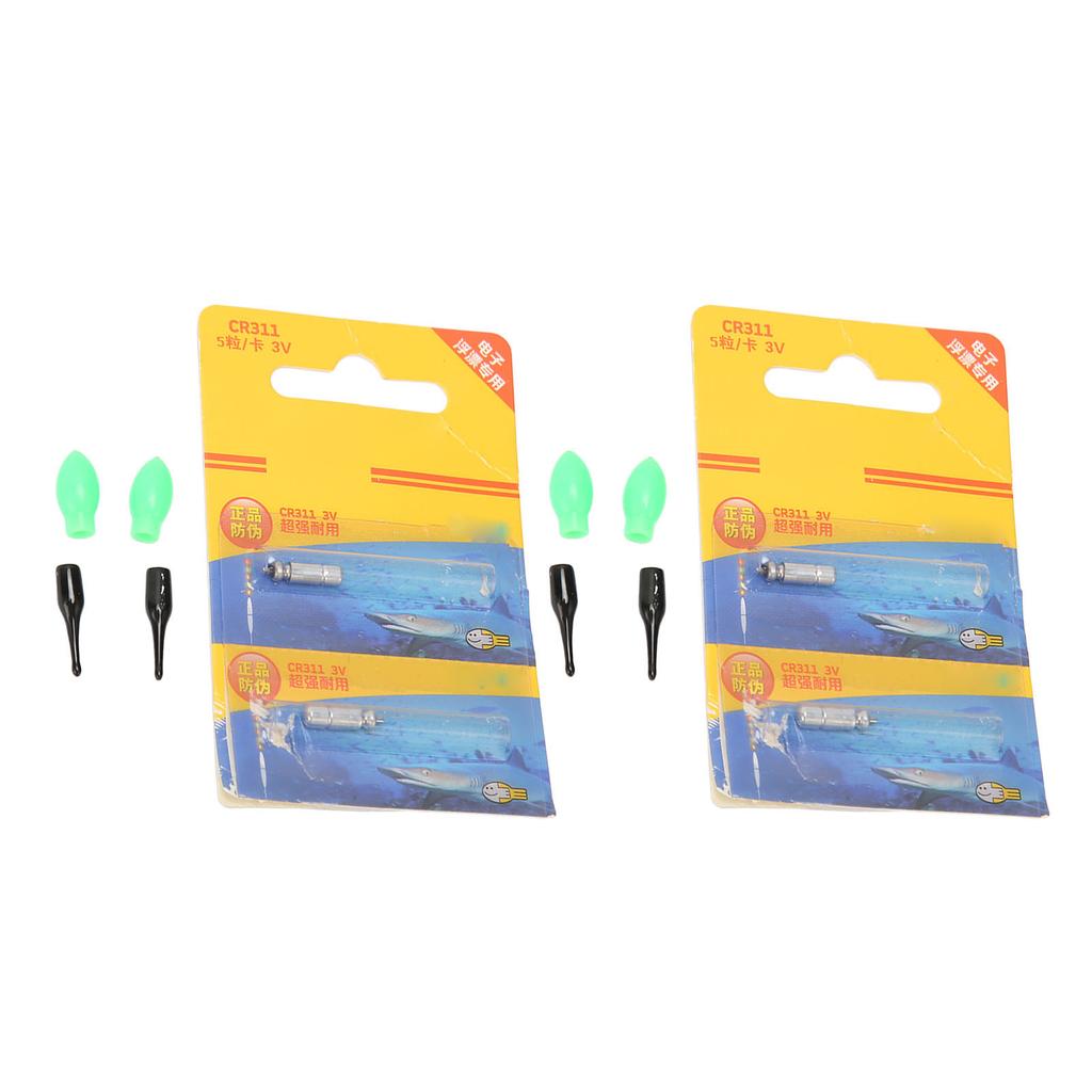 4 PEZZI Luce Fluorescente per Pesca Notturna Riutilizzabile Luce Morbida Area Luminosa Più Grande Galleggiante Leggero Bastoncino Luminoso per Pesca