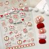 Cute Cartoon Colorful Stylish Horse Nail Art Sticker Self Adhesive Manicure Decal Nail Sticker Manicure Decoration For Girls