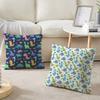 Cute Dinosaur Pattern Pillow Case Home Decor Throw For Sofa Bed Car Room Decor Gift Idea