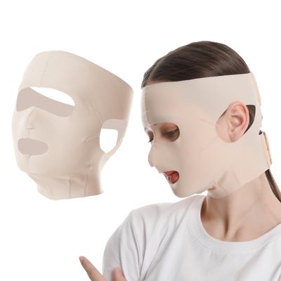 Face Lift Schlafgürtel Wangenkinn Schlankheitsgürtel Gurt Gesichtsmaske Schlankheitsverband Dünner Gesichtsmassage-Former Wiederverwendbar und Atem