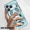 Blauer Mantel Panda Muster Lanyard Hülle Für iPhone 17 Pro Max Weiche Silikonhülle Für iPhone 16 Pro Max Funda iPhone 15 14 13 12 11 16E Air