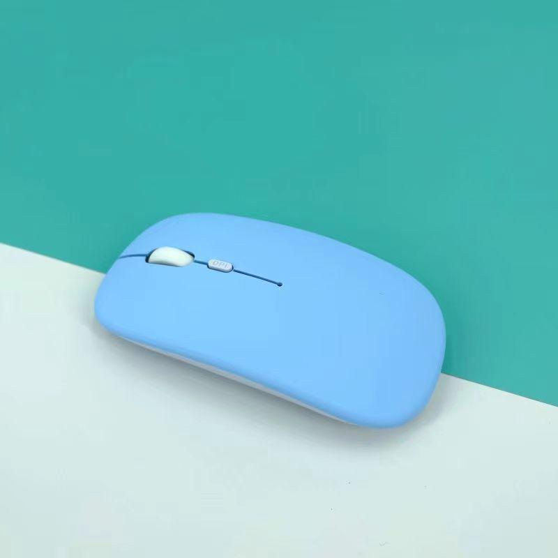 

Wireless Charging Mouse Pad with Silent Bluetooth Single/Dual Mode Mouse for Students and Office