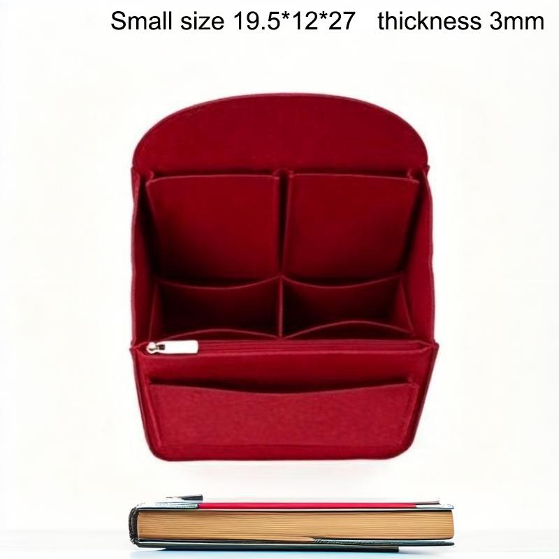 Insert Organisateur de Sac à Dos en Feutre Sac à Compartiments Multiples Doublure Sac dans Sac Grande Capacité Léger Séparateur Pour Voyage École Rangement