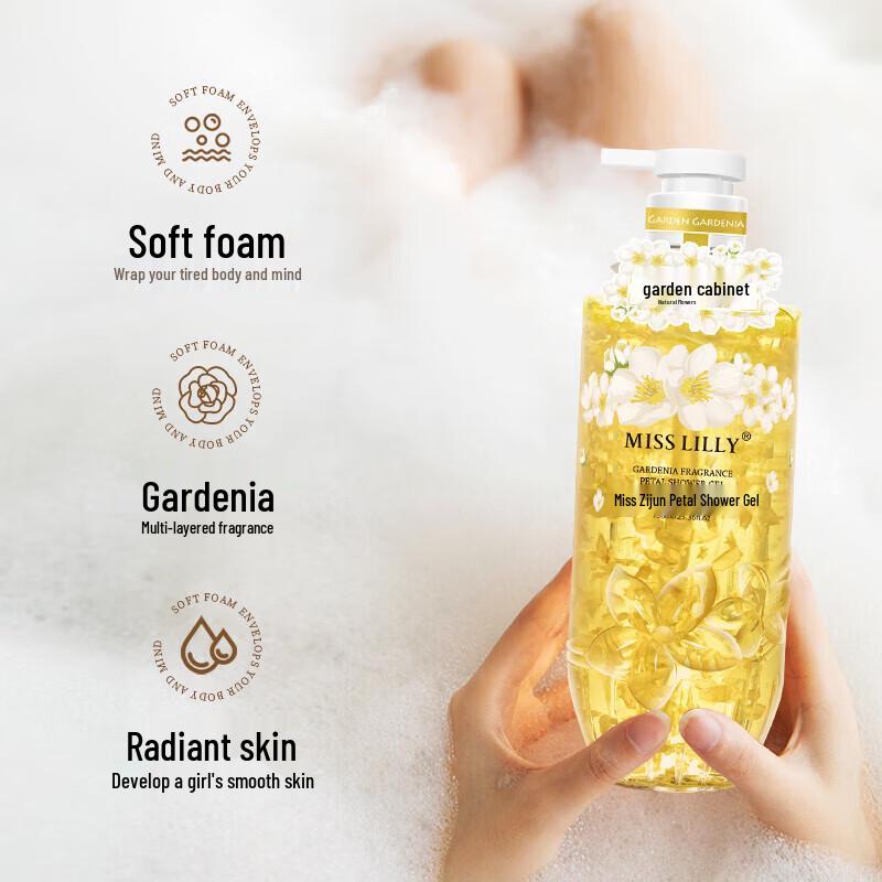 MISS LILLY Gardenia Petal Shower Gel