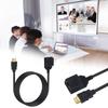 Premium HDMI1.4 Cord Hdmis Extension Cord Supports Clear 1080p Video Audios Transfer Highly speed With Ethernet 1.5m Black