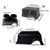 Black Snake Shelter House Rectangle Reptile Caves Small Animal Hideaway Reptile Hide Box  Spiders