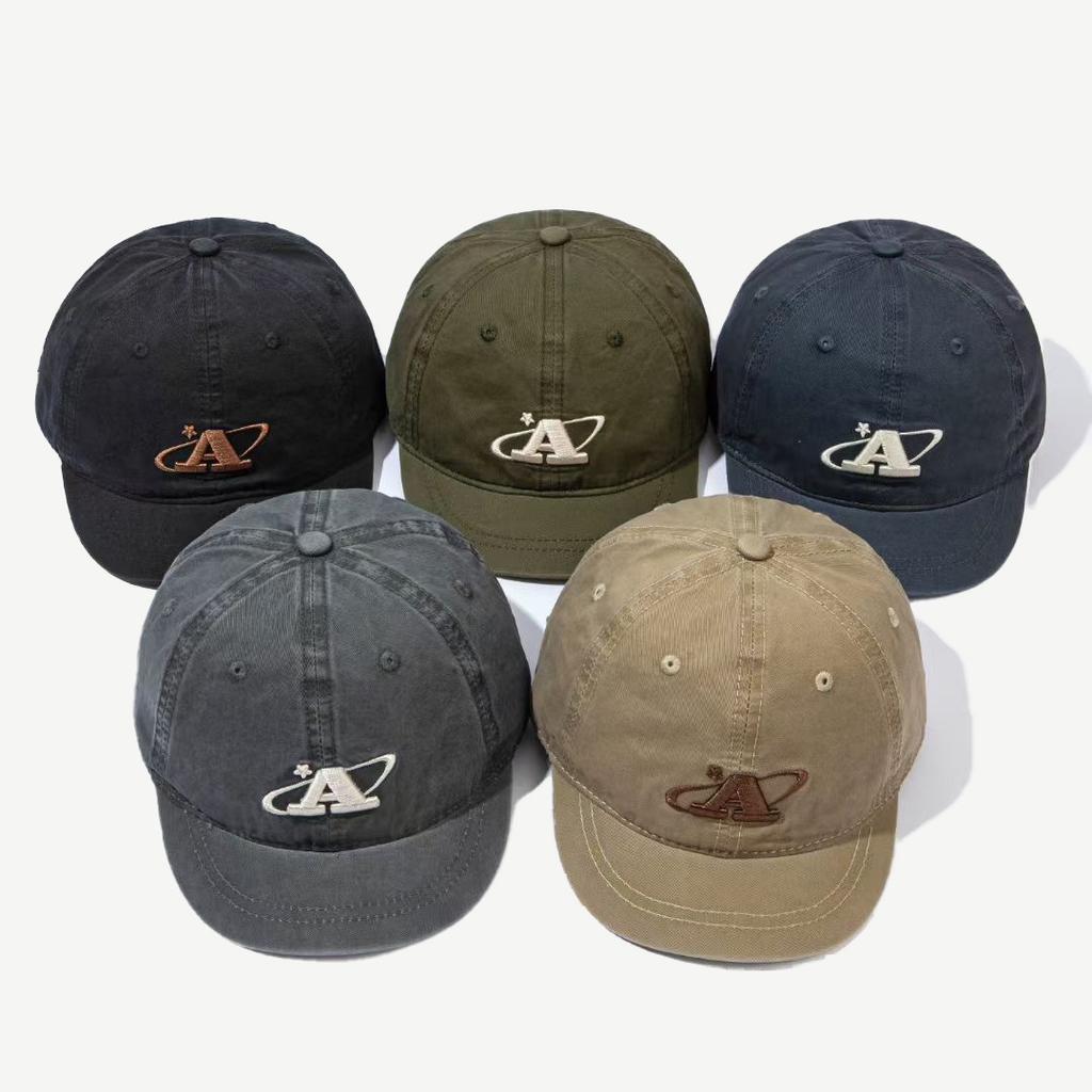 Short-brimmed Baseball Cap, Unisex, Hip-hop Style, with an A-shaped Design