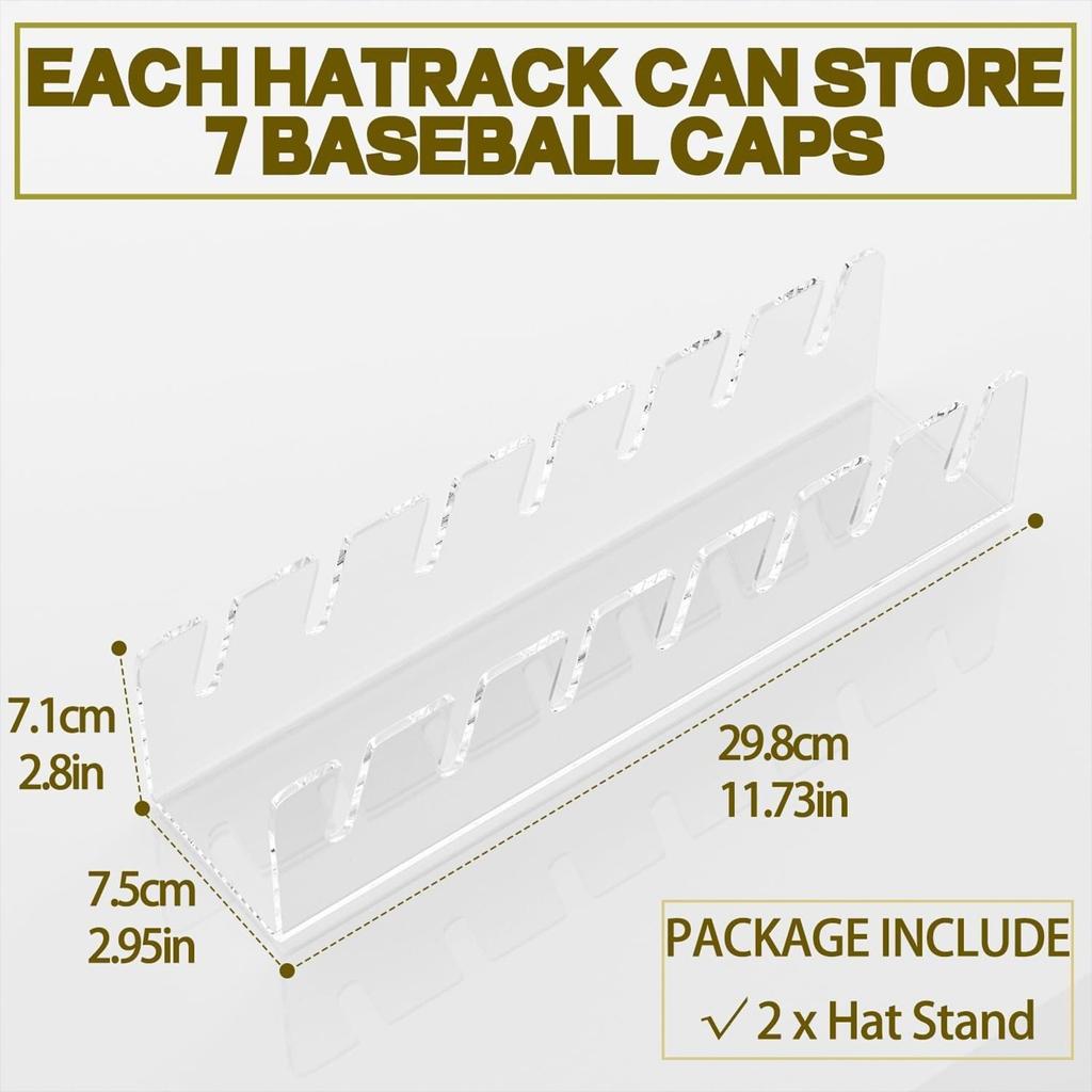 Transparent Acrylic Cap Storage Rack Baseball Cap Display Rack Sun Hat Rack