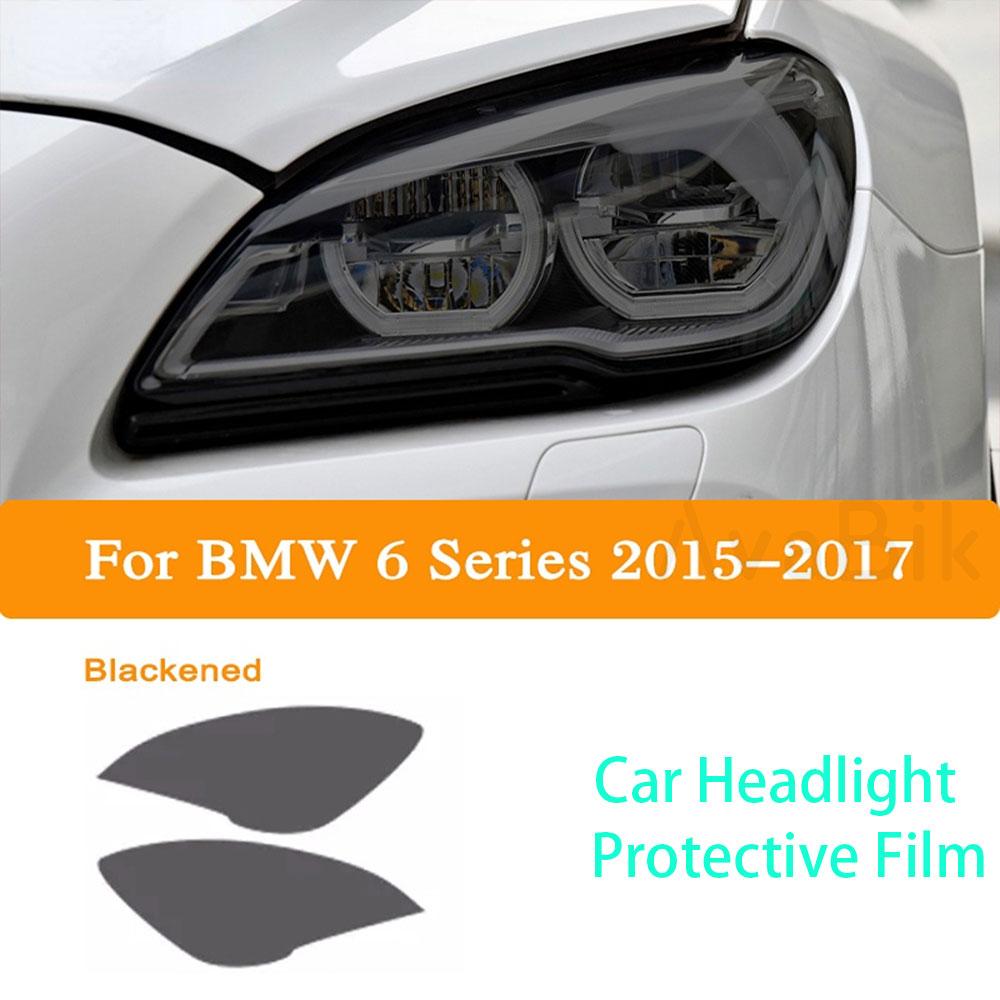 PPF for BMW 6 Series F06 F12 F13 M6 GT G32 Car Headlight Tint Black Protective Film Vinyl Transparent TPU Sticker Accessories