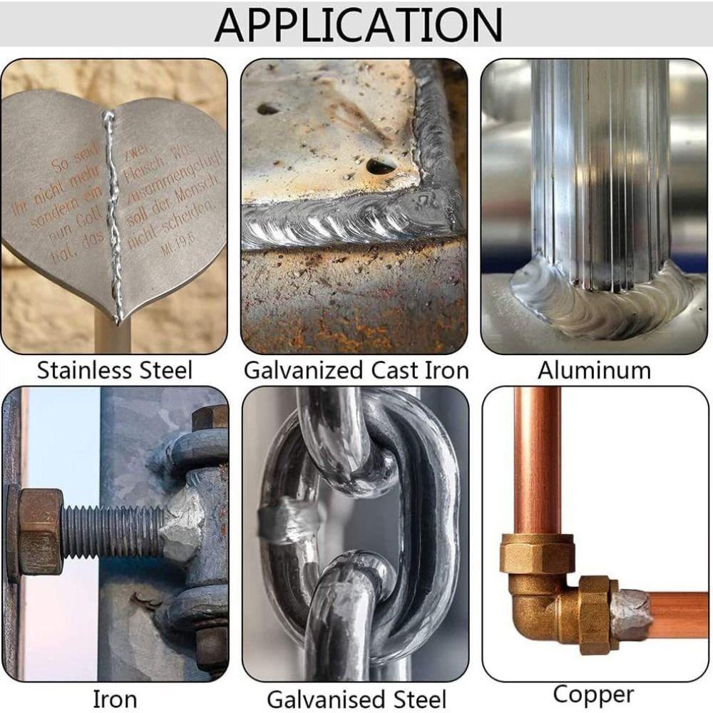 20pcs Aluminum Alloy Aluminum Welding Rods Metal Repair Flux Core Soldering Wire Welding Supplies