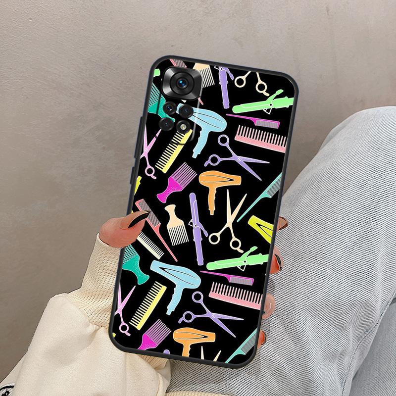 

Barber Shop Hair Stylist Tools Case For Xiaomi Redmi Note 12 Pro 8 9 10 11 Pro Note 11S 9S 10S 9A 9C 9T 10C 12C Cover Redmi Note 12ProPlus