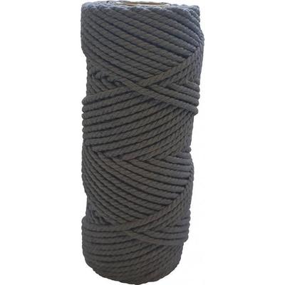 ANTHRAZIT-BAUMWOLLSEIL - 60 MX 3 MM