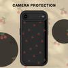 Case for iPhone 17 Pro Max Air 13 16 15 Plus 17e 11 14 12 Pro Phone Cover Cute Cartoon Cherry Lichee Pattern