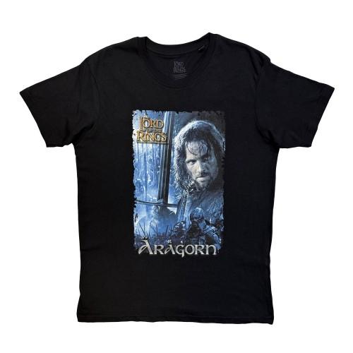 The Lord Of The Rings Unisex Adult Montage Aragorn Sword T-Shirt