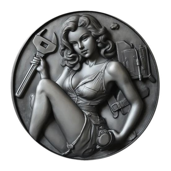Machinist Women Coin Adult Challenge Coin Couple Intimacy Coin Collectible Sexy Lucky Token Prank Gift for Women Men Date Night