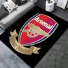 Tapis Arsenal F Nom Personnalisé pour Salon Chambre Maison Décoration Canapé, Tapis de Sol Antidérapant pour Jouer aux Enfants