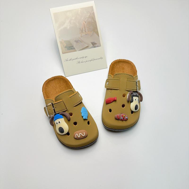 Birkenstock Kinder geschlossene Zehenpartie weiche Sohle Outdoor Crocs: Bequeme rutschfeste, verschleißfeste Halbschuhe