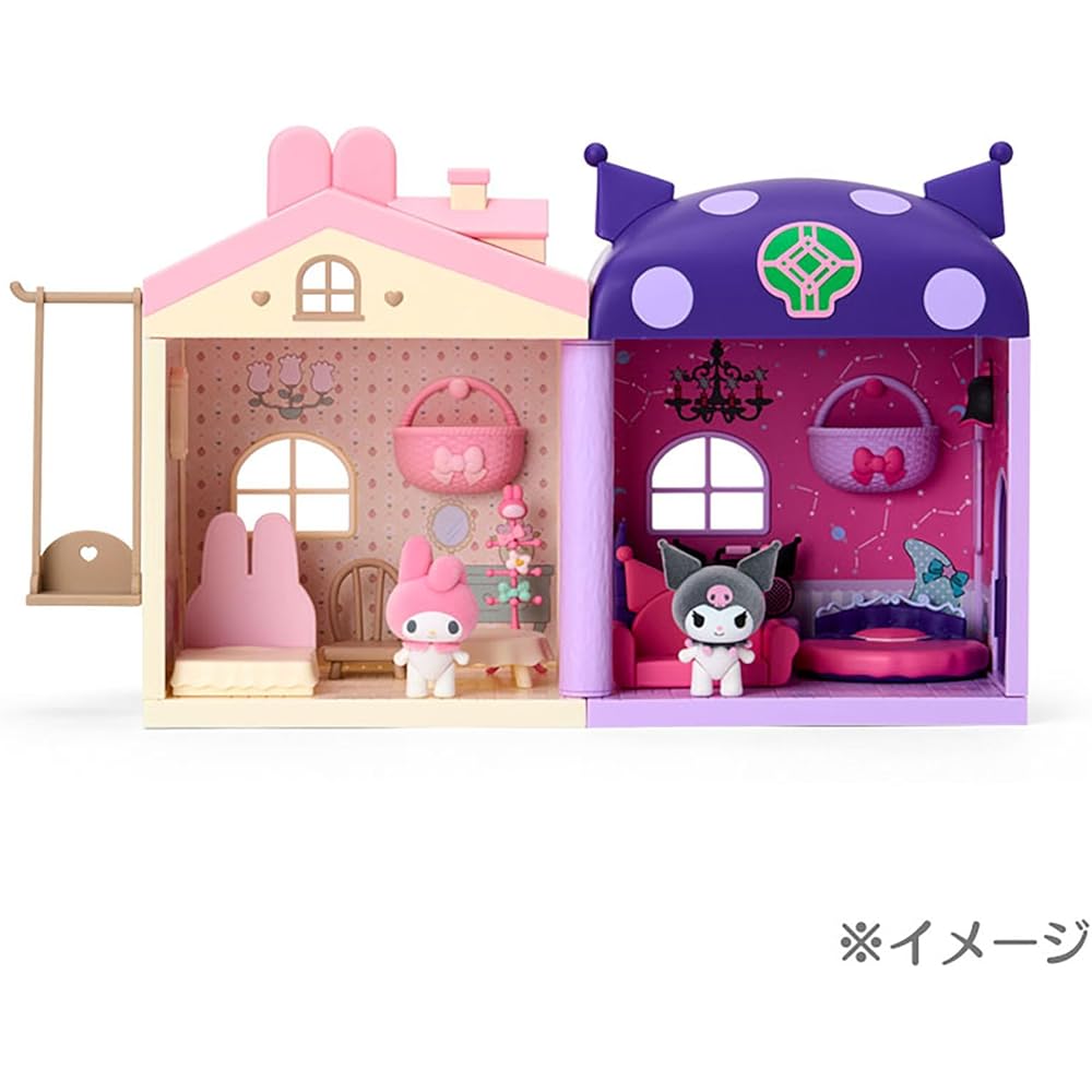Sanrio My Melody & Kuromi Dollhouse ABS Plastic PVC Age 3 and Up Playset