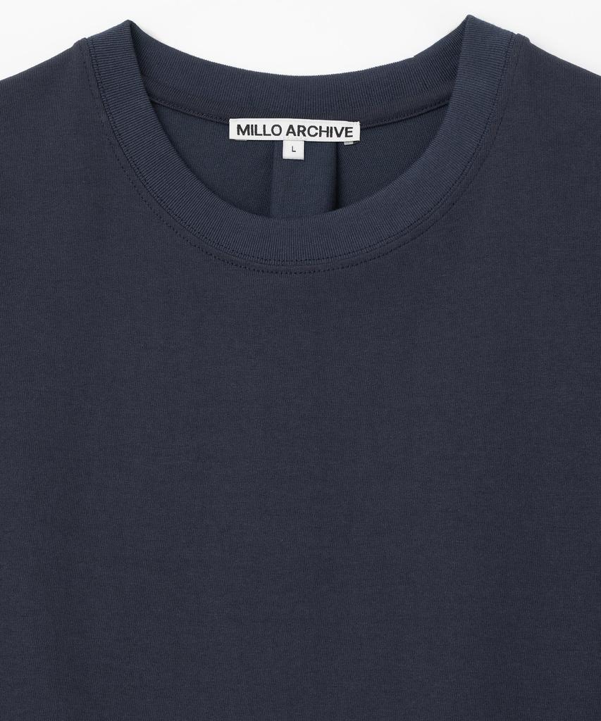 MILLO ARCHIVE Dainty Curve Detail T-Shirt [Navy]