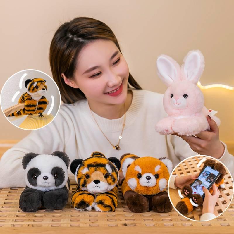 Adorable Plush Panda Hand Ring Toy For Children Soft And Cuddly Perfect Gift