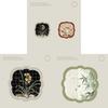 New Chinese Style Zen Tea Mat With Diatom Mud Absorbent Waterresistant Flower Pattern For Home Use