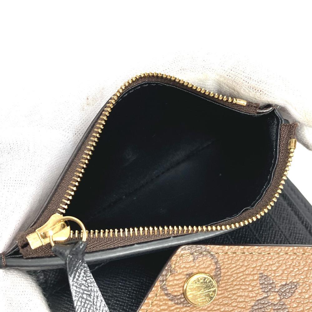 Louis Vuitton M81557 Monogram reverse Portefeuille-Victorine Tri-fold Wallet