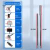 Aquarium Tank Brushes 1 Set Fish 120-Degree Adjustment Adjustable Length Strong Rod Body Algae Scrapers Long Handle 5 in Gravel Rakes for