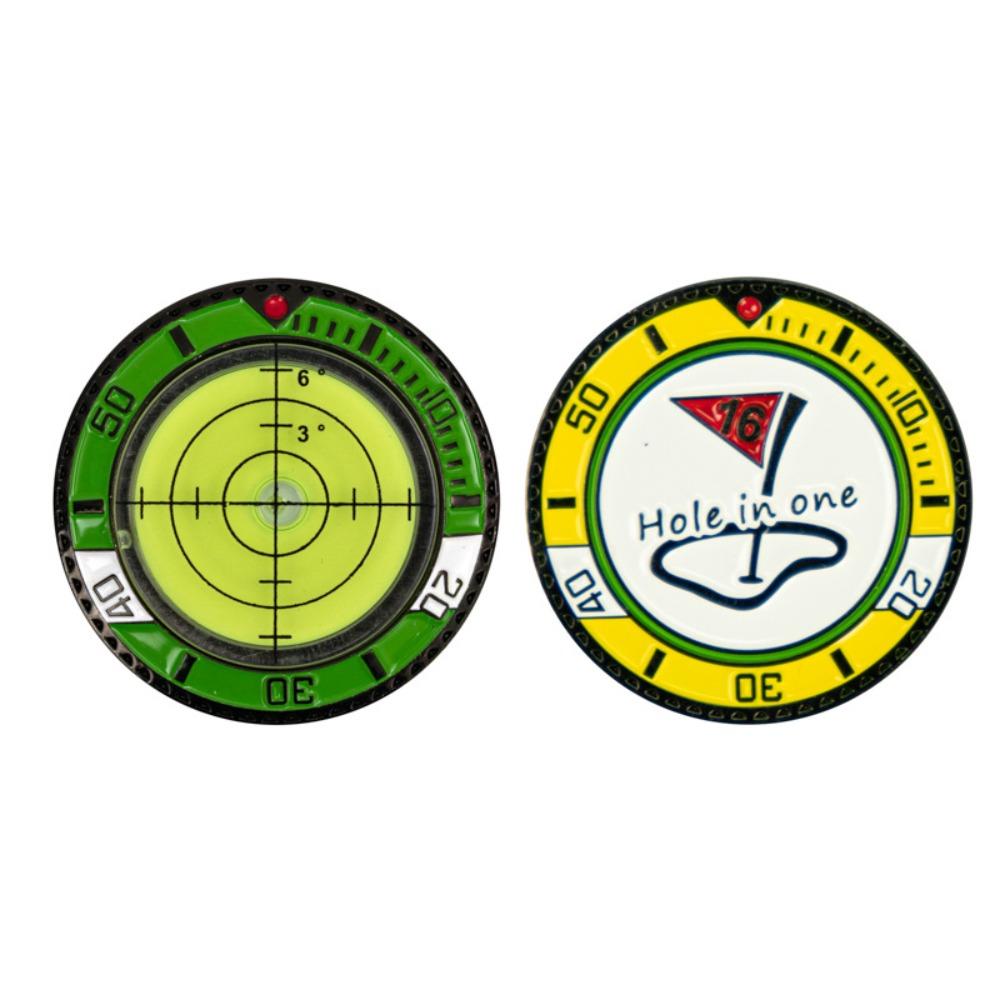 

Ball Marker Golf Slope Meter Clear&Transparent Golf Spirit Level Gift for Golfers Style 5