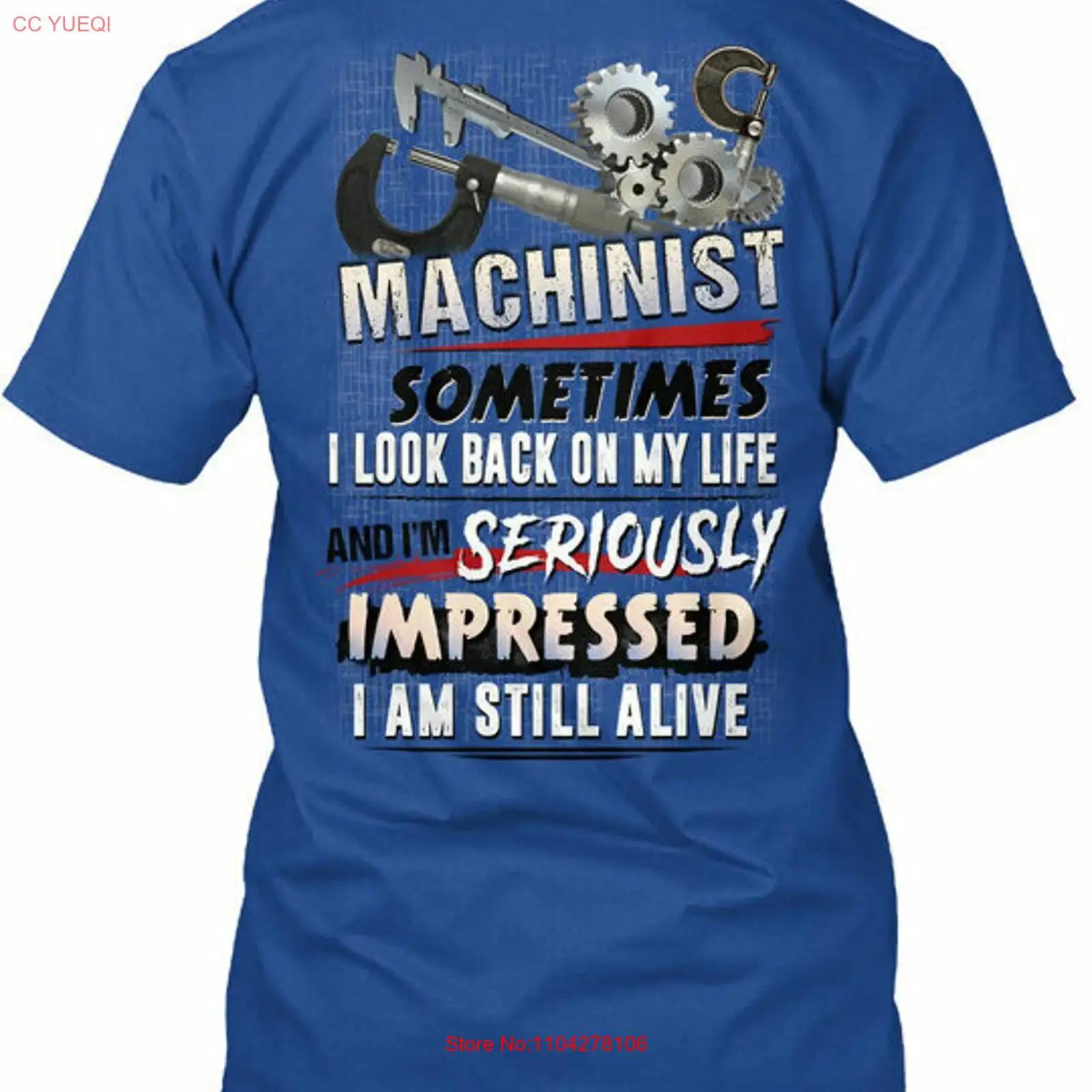 

Machinist Premium T Shirt vintage Washed Slightly Unisex designer clothes Top For Everyday Wear Soft Stretched homme streetwear 5XL різнокольоровий