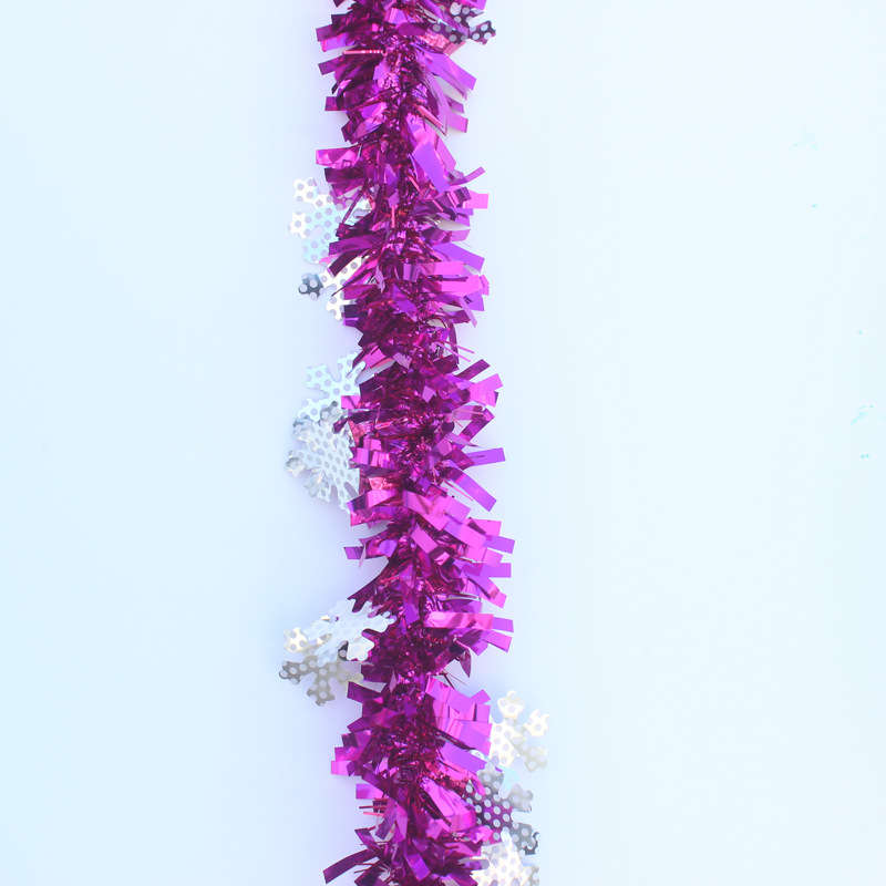 Christmas Tinsel Birthday Scene Layout Party Supplies Snowflake Garlands 2PC Wedding Decor