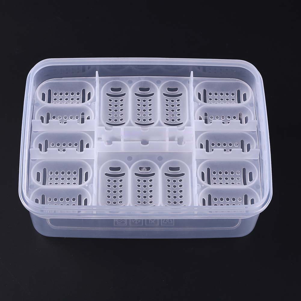 16 Grids Plastic Reptiles Egg Incubator Tray Lizard Snake Eggs Hatcher Box Case