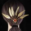 Ancient Hanfu Headwear Metal Hair Sticks Ancient Style Headwear U Shape Hairpin Thai Headdress