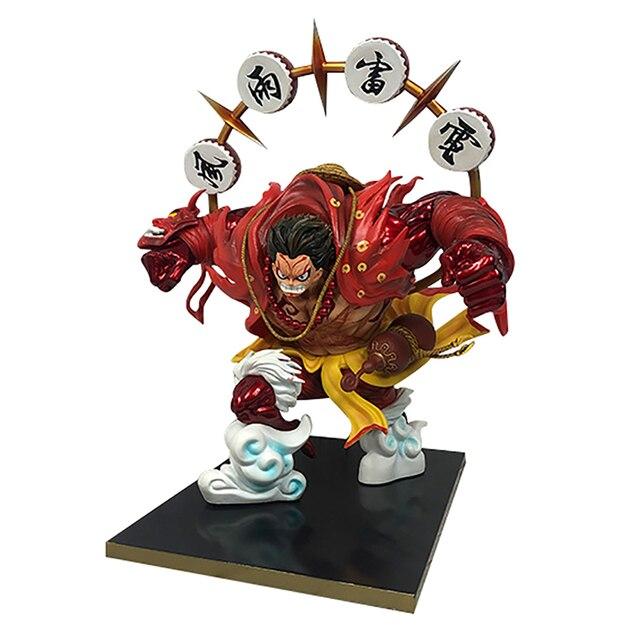 One Piece Gk Monkey D Luffy Anime Action Figure Model 35cm Pvc Gear Fourth Kabuki Ver .Statue Collection Toy Desktop Decoration